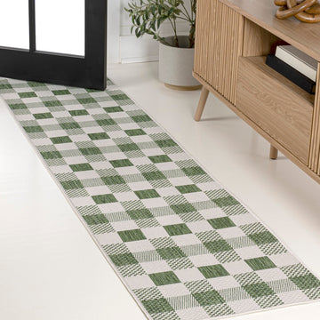 Darcy Traditional Geometric Bold Gingham Area Rug